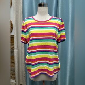 Ralph Lauren Multicolor Striped Short Sleeve classic Tee